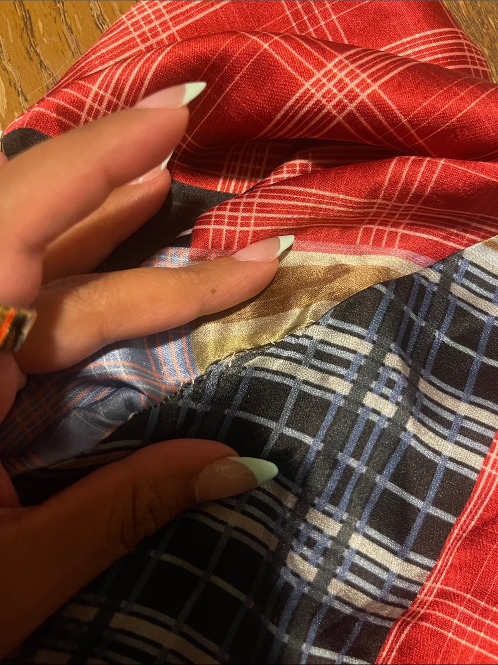 Ganni Plaid Slip Maxi Dress - Picture 9 of 10
